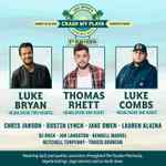 Luke Bryan's "Crash My Playa - 5th Year Fiesta" Announces Additional Performers to Final Line-Up